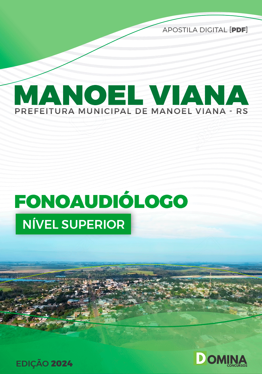 Apostila Fonoaudiólogo Manoel Viana RS 2024