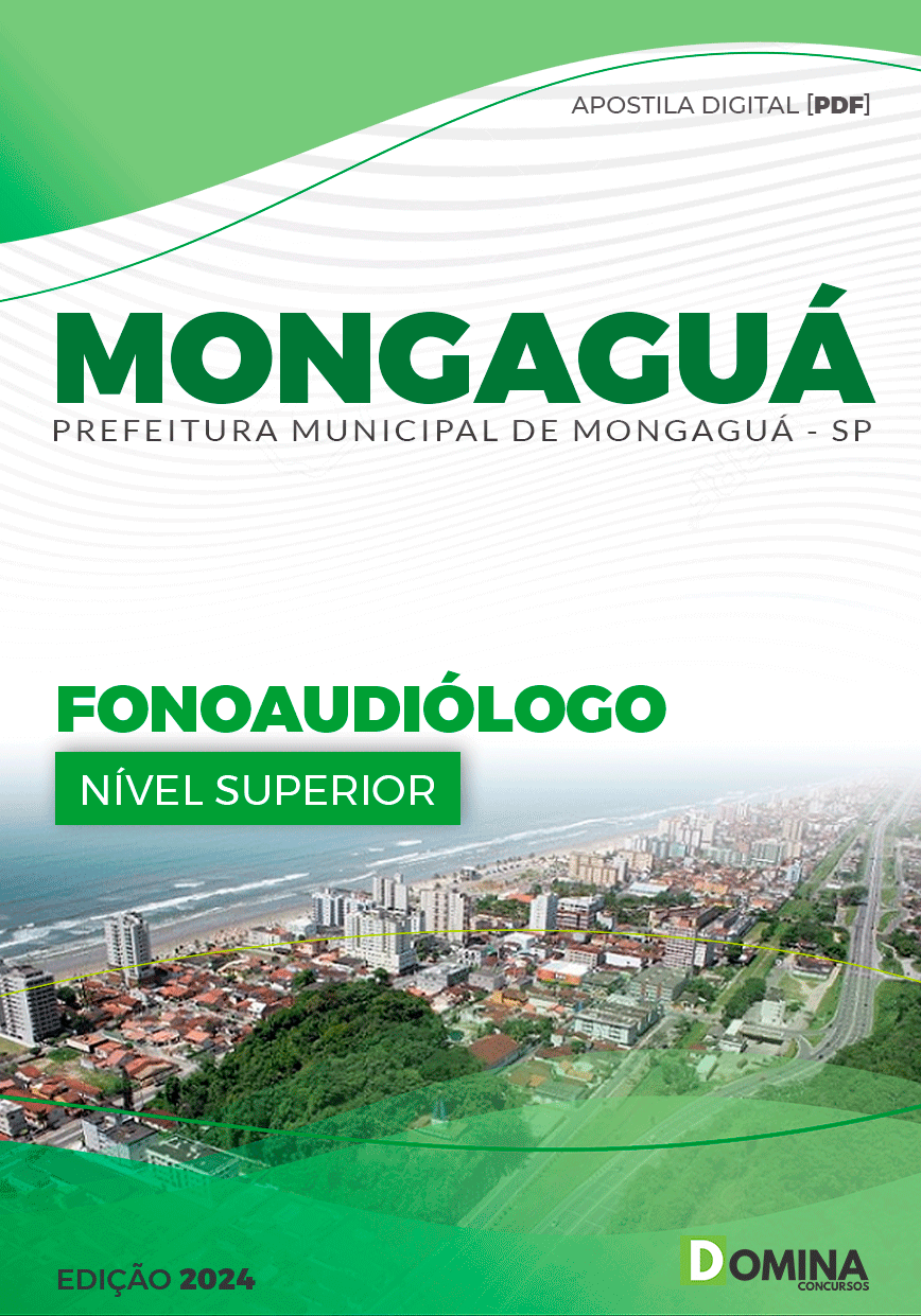 Apostila Prefeitura Mongaguá SP 2024 Fonoaudiólogo