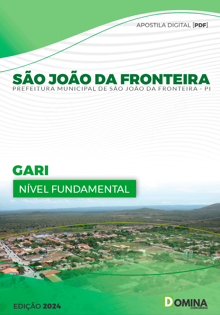 Apostila Gari São João Fronteira PI 2024