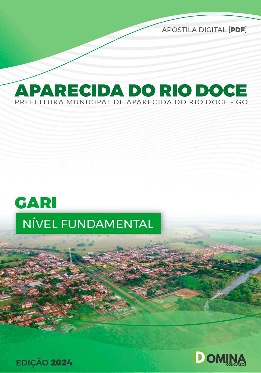 Apostila Aparecida do Rio Doce GO 2024 Gari