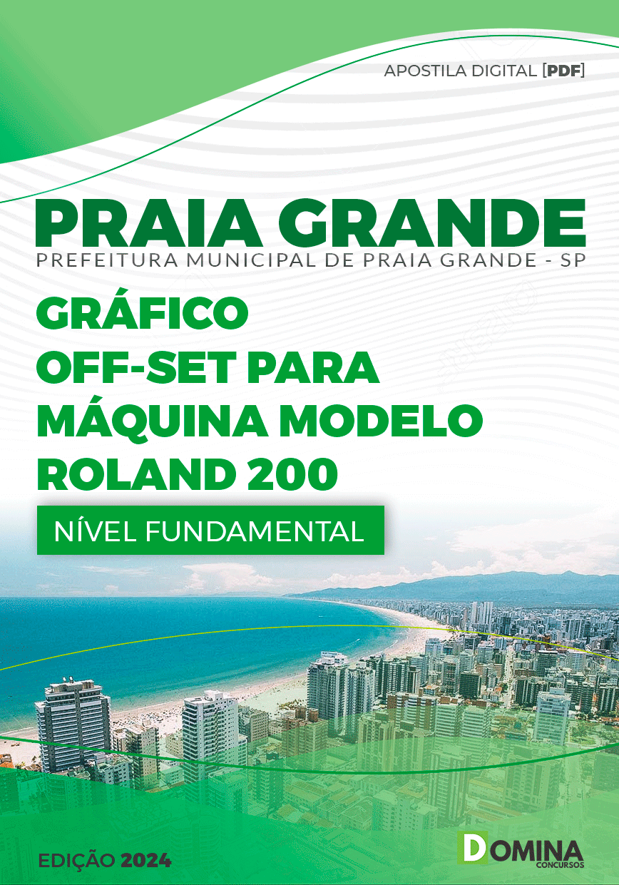Apostila Gráfico Off-Set para Máquina Praia Grande SP 2024