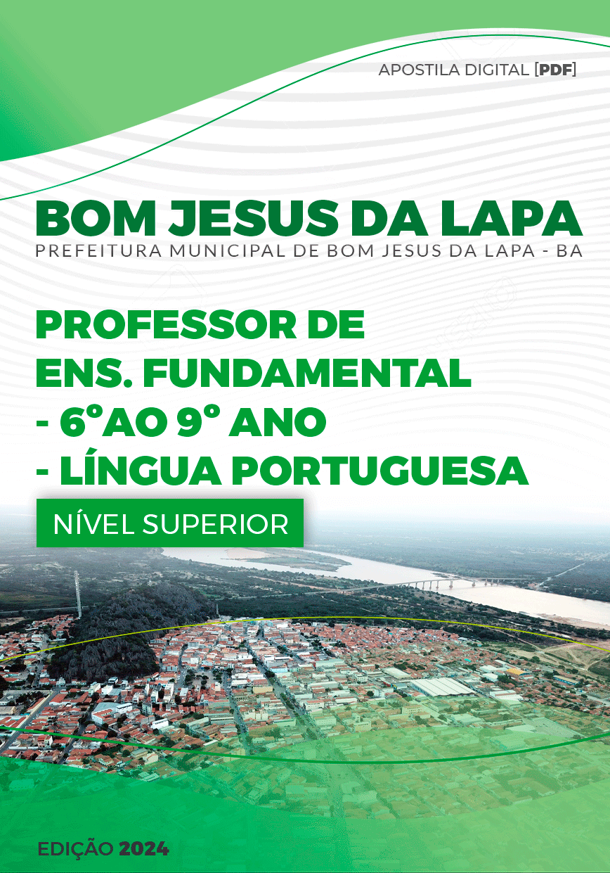 Apostila Professor de Português Bom Jesus da Lapa BA 2024