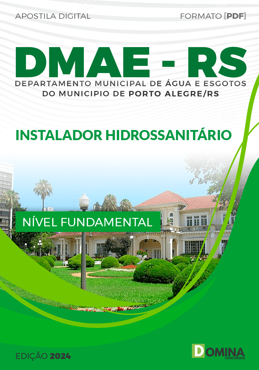 Apostila Instalador Hidrossanitário DMAE Porto Alegre RS 2024