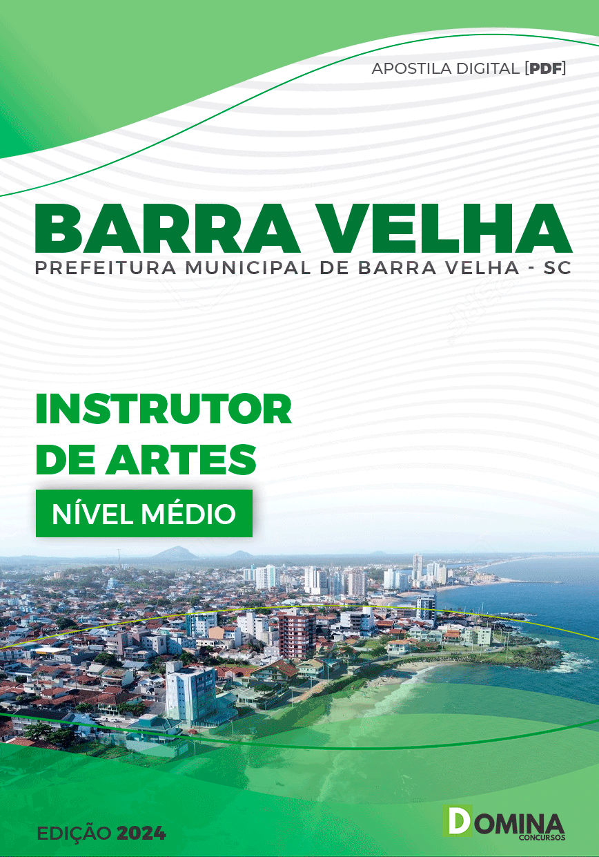 Apostila Barra Velha SC 2024 Instrutor De Artes
