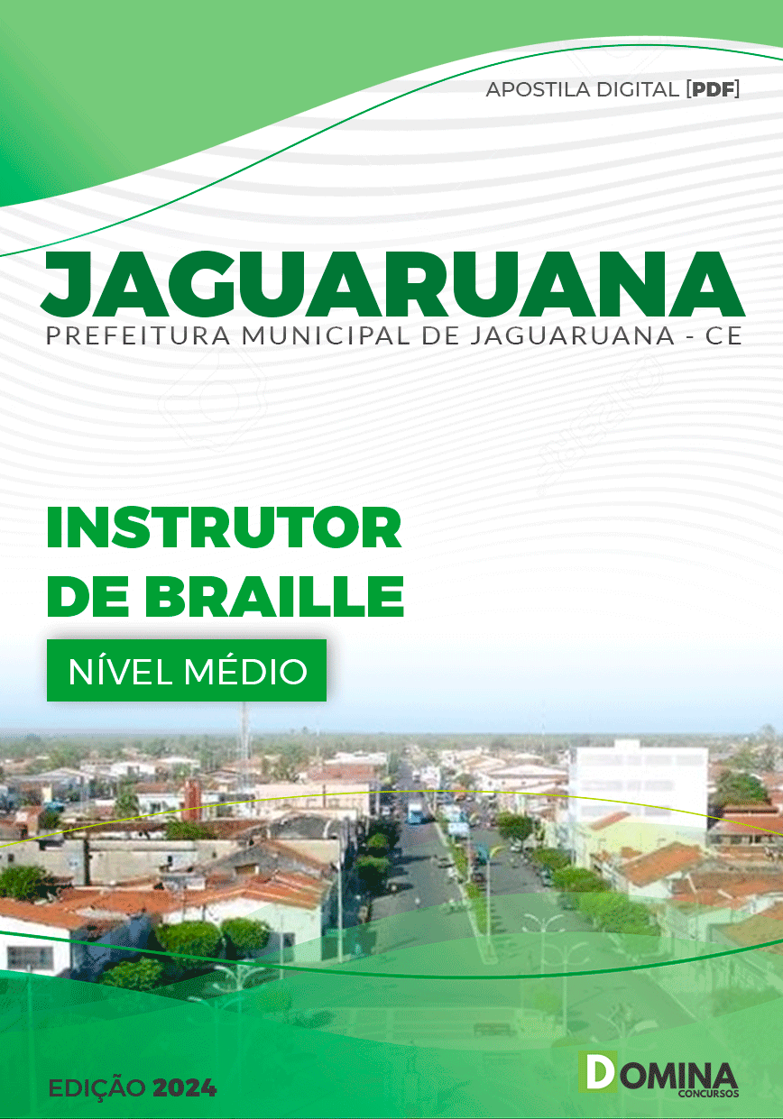 Apostila Instrutor de BRAILLE Jaguaruana CE 2024