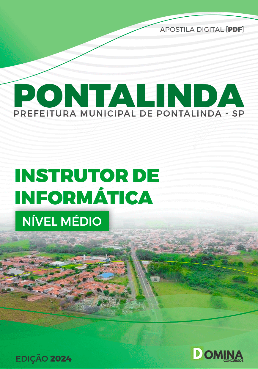 Apostila Instrutor de Informática Pontalinda SP 2024