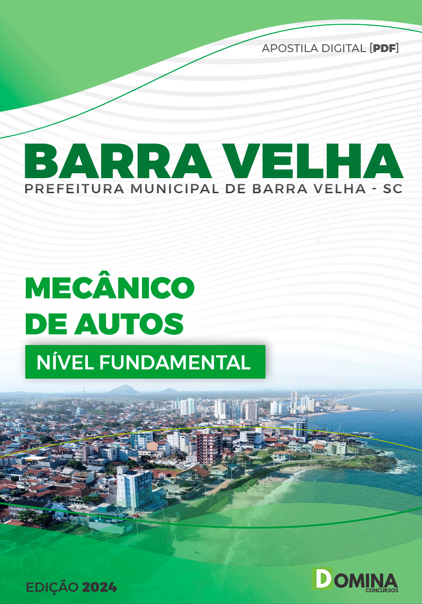 Apostila Barra Velha SC 2024 Mecânico De Autos