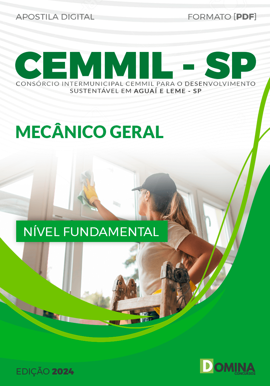 Apostila Concurso CEMMIL SP 2024 Mecânico Geral