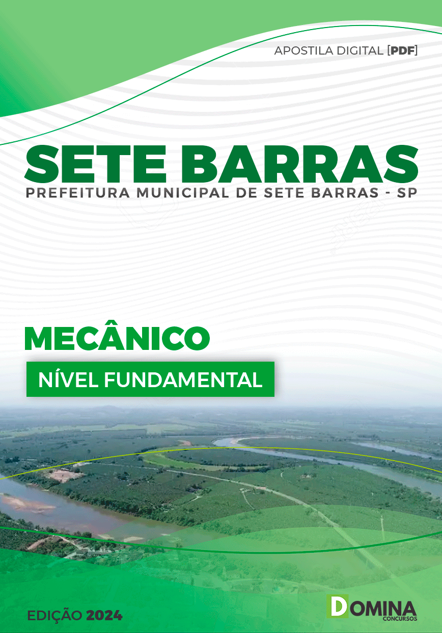 Apostila Prefeitura Sete Barras SP 2024 Mecânico