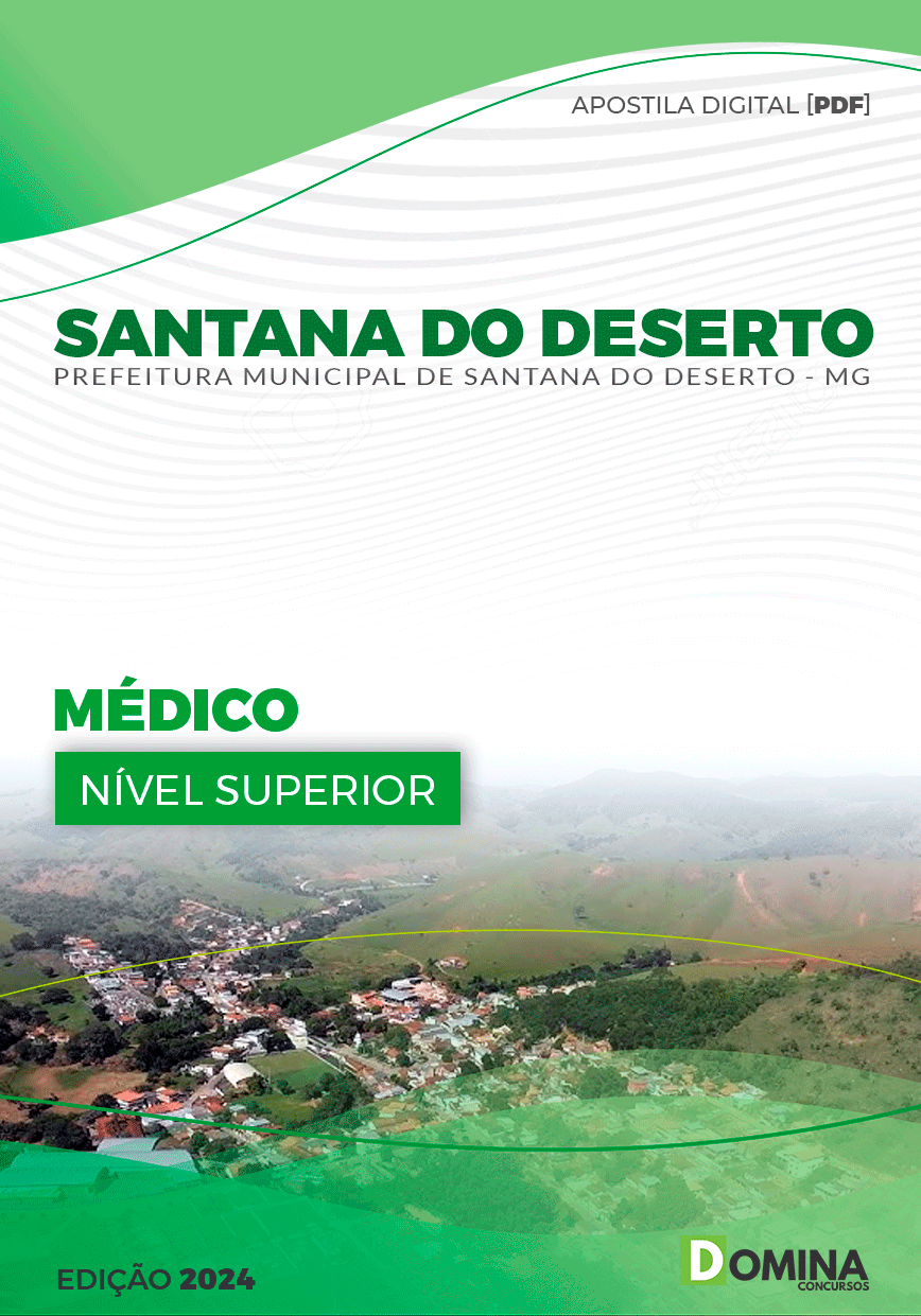 Apostila Santana Do Deserto MG 2024 Médico