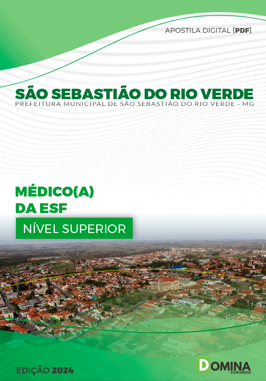 Apostila São Sebastião do Rio Verde MG 2024 Médico ESF