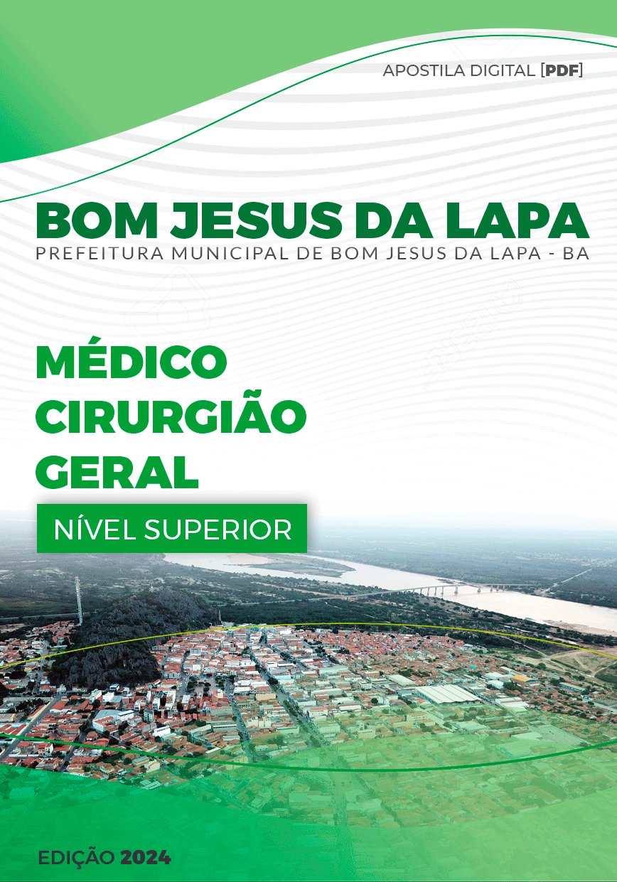 Apostila Médico Cirurgião Geral Bom Jesus da Lapa BA 2024