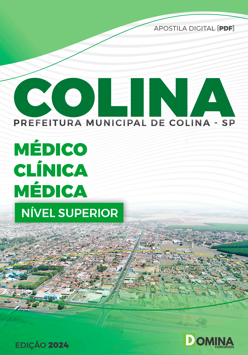 Apostila Prefeitura Colina SP 2024 Médico Clínica Médica