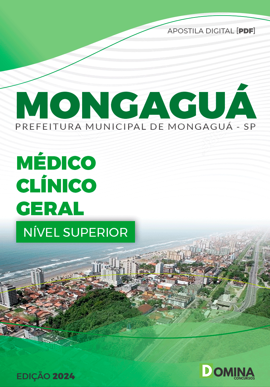 Apostila Prefeitura Mongaguá SP 2024 Médico Clinico Geral