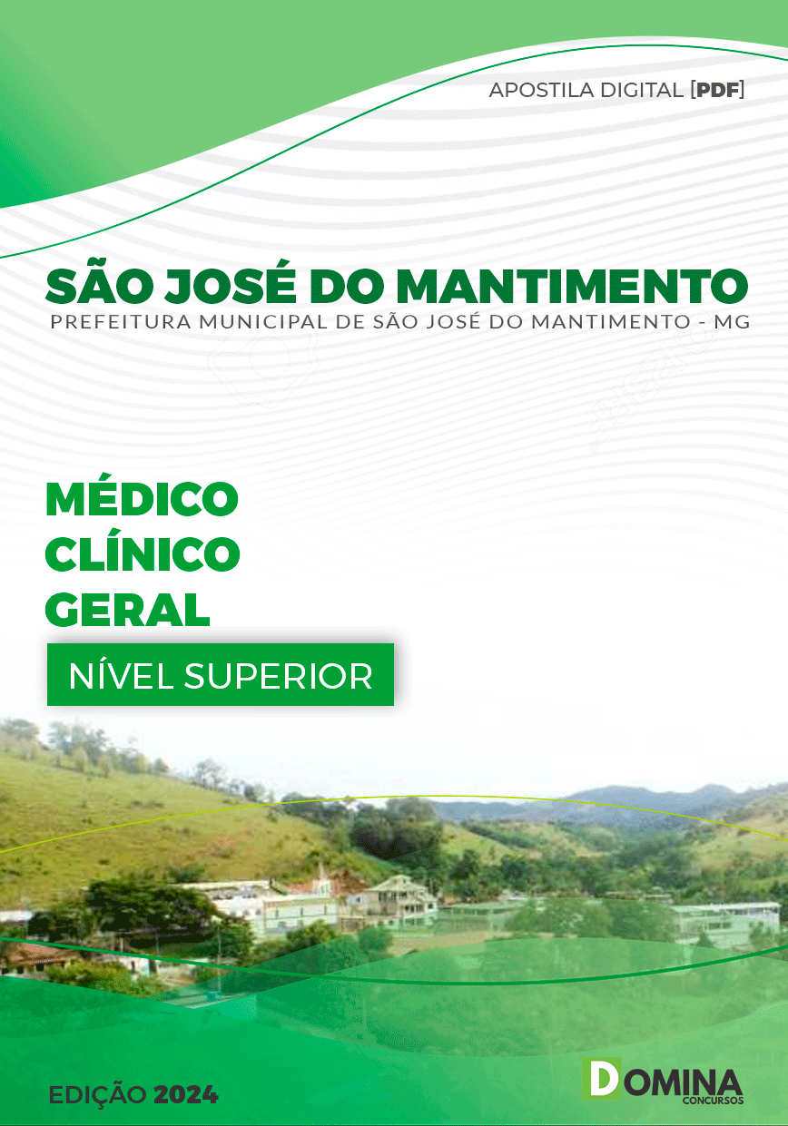 Apostila São José do Mantimento MG 2024 Médico Clínico Geral