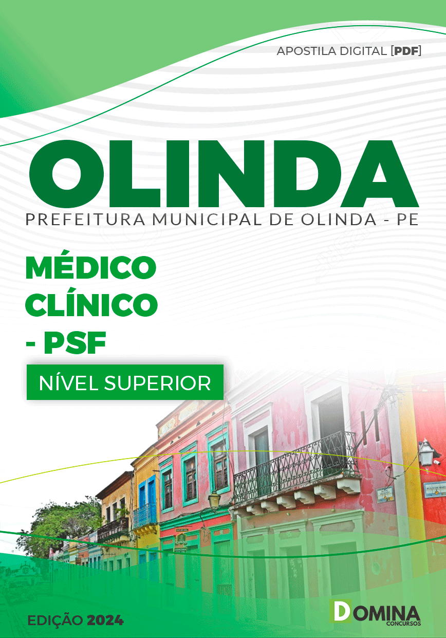 Apostila Olinda PE 2024 Médico Clínico PSF