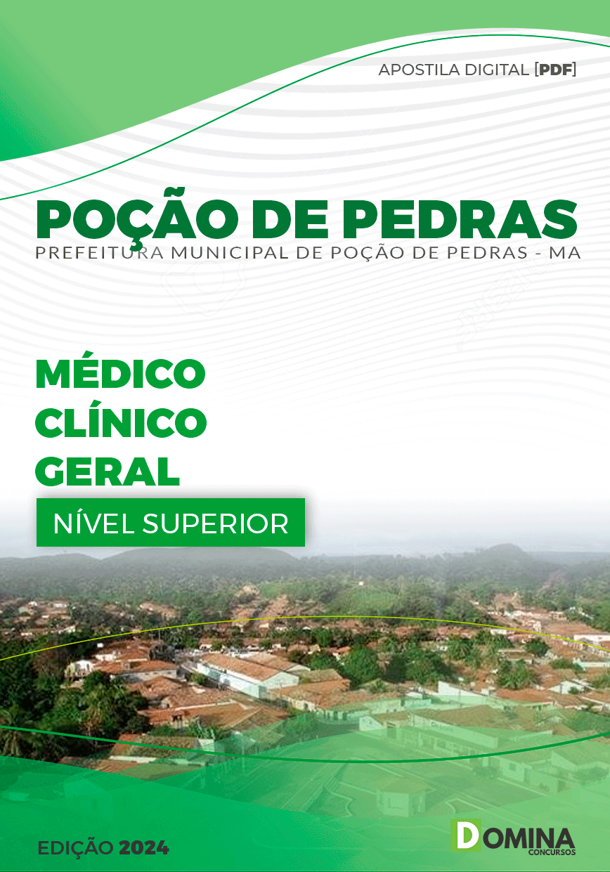 Apostila Médico Clínico Geral Poção de Pedras MA 2024