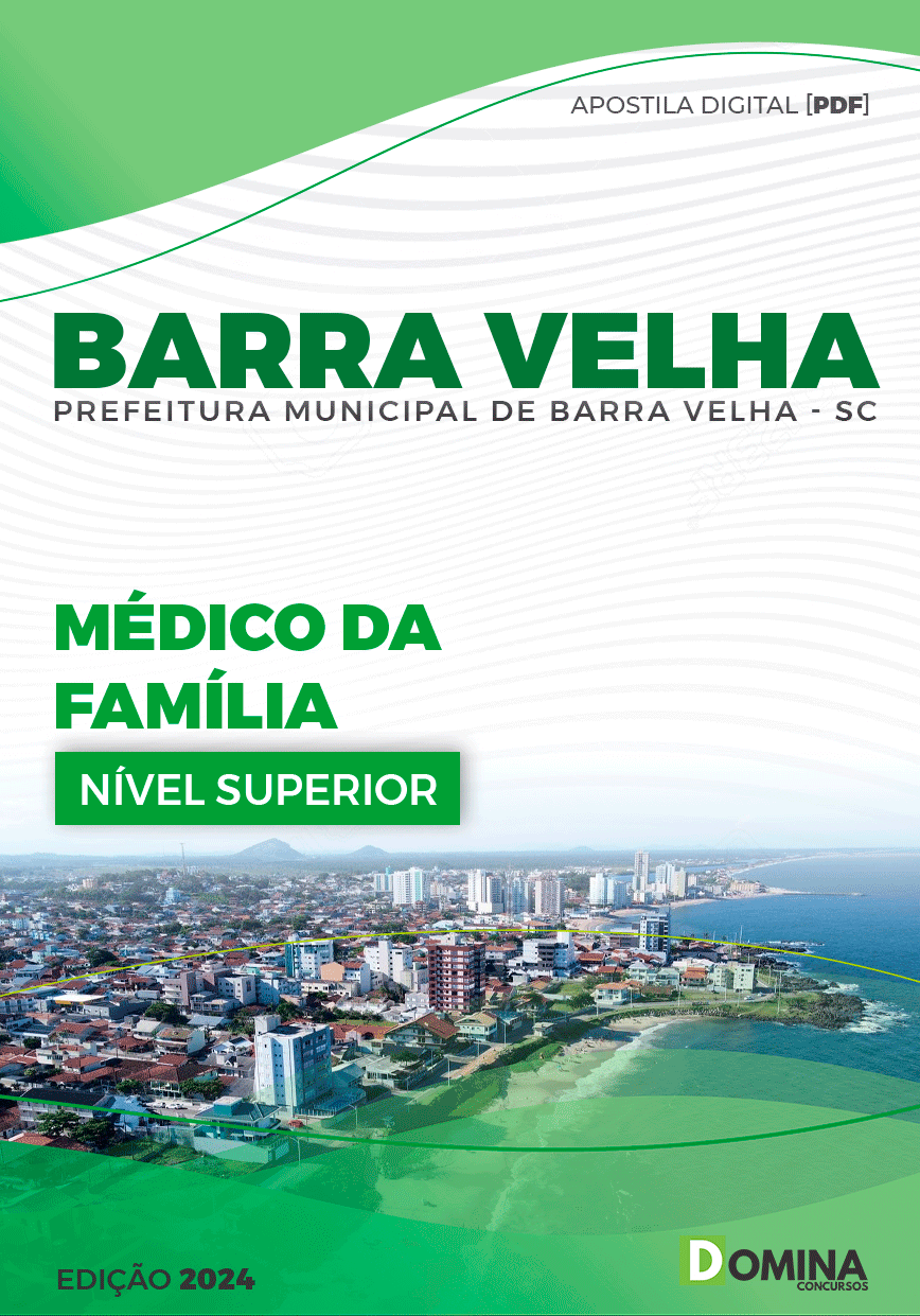 Apostila Barra Velha SC 2024 Médico Da Família