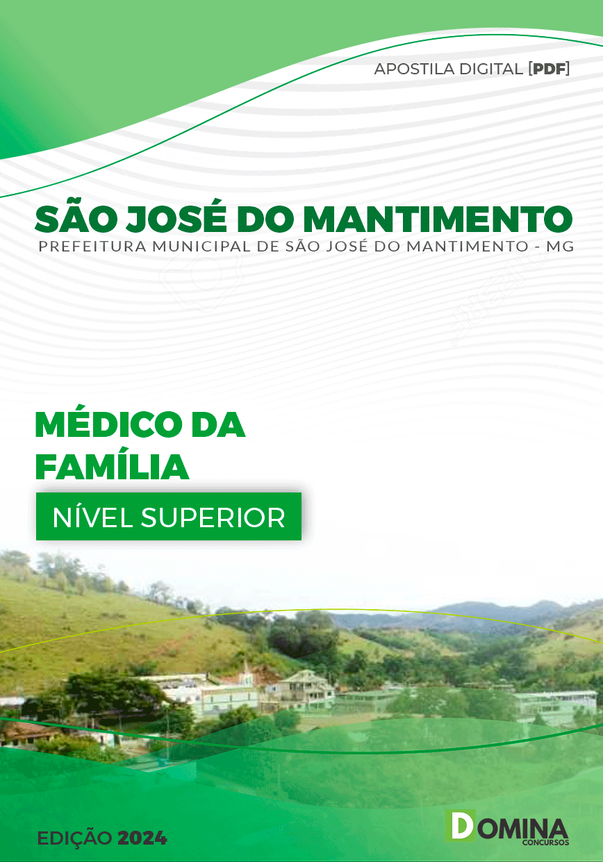 Apostila São José do Mantimento MG 2024 Médico da Família