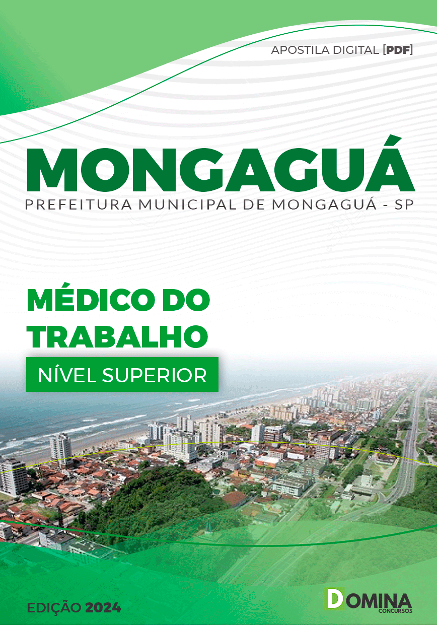 Apostila Prefeitura Mongaguá SP 2024 Médico do Trabalho