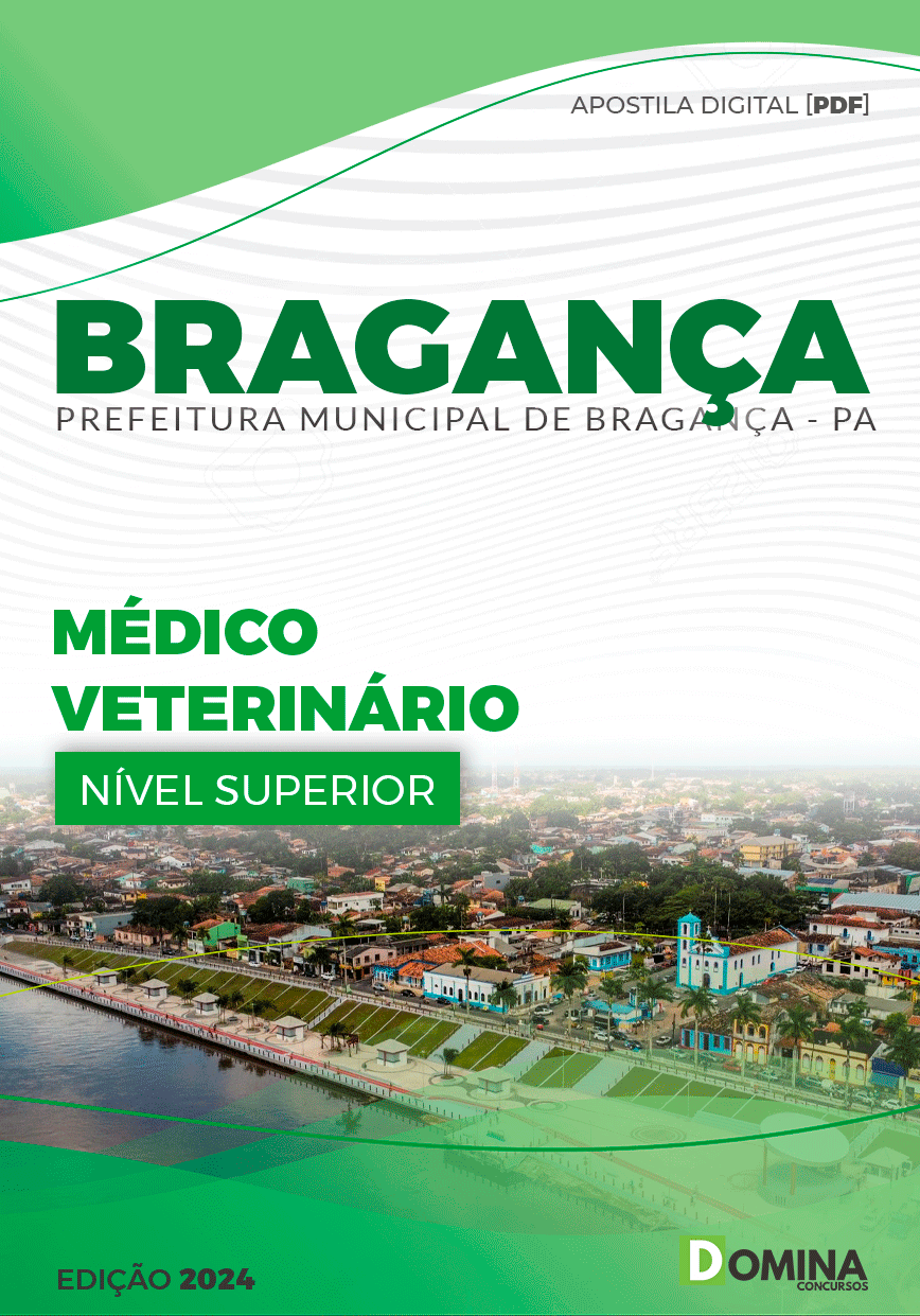 Apostila Prefeitura Bragança PA 2024 Médico Veterinário