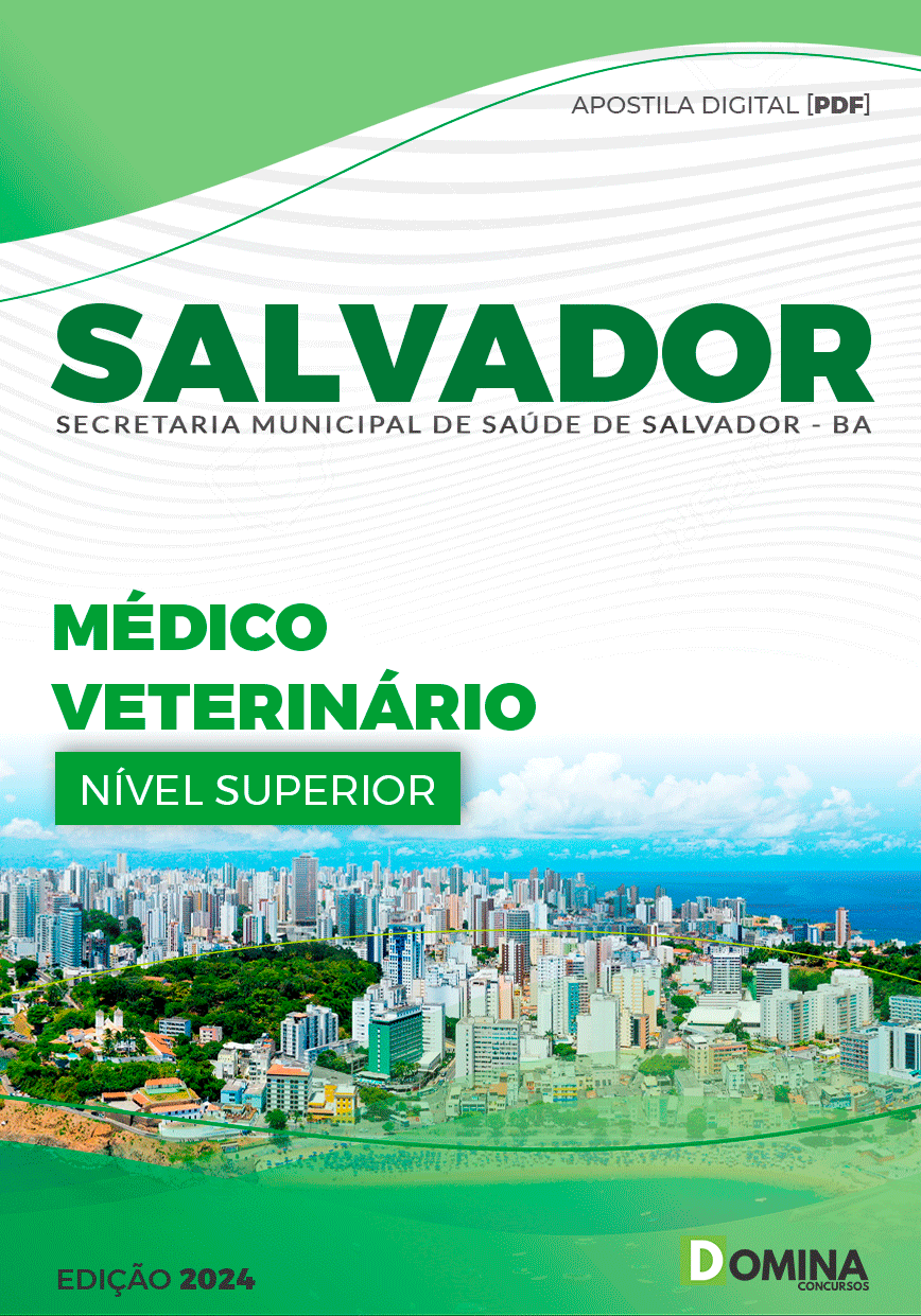 Apostila SMS Salvador BA 2024 Profissional Atend Integrado Médico Veterinário