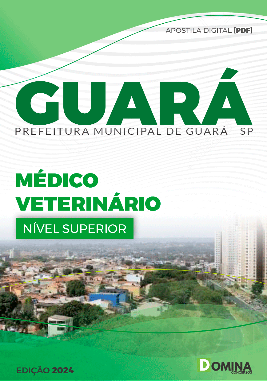 Apostila Guará SP 2024 Médico Veterinário