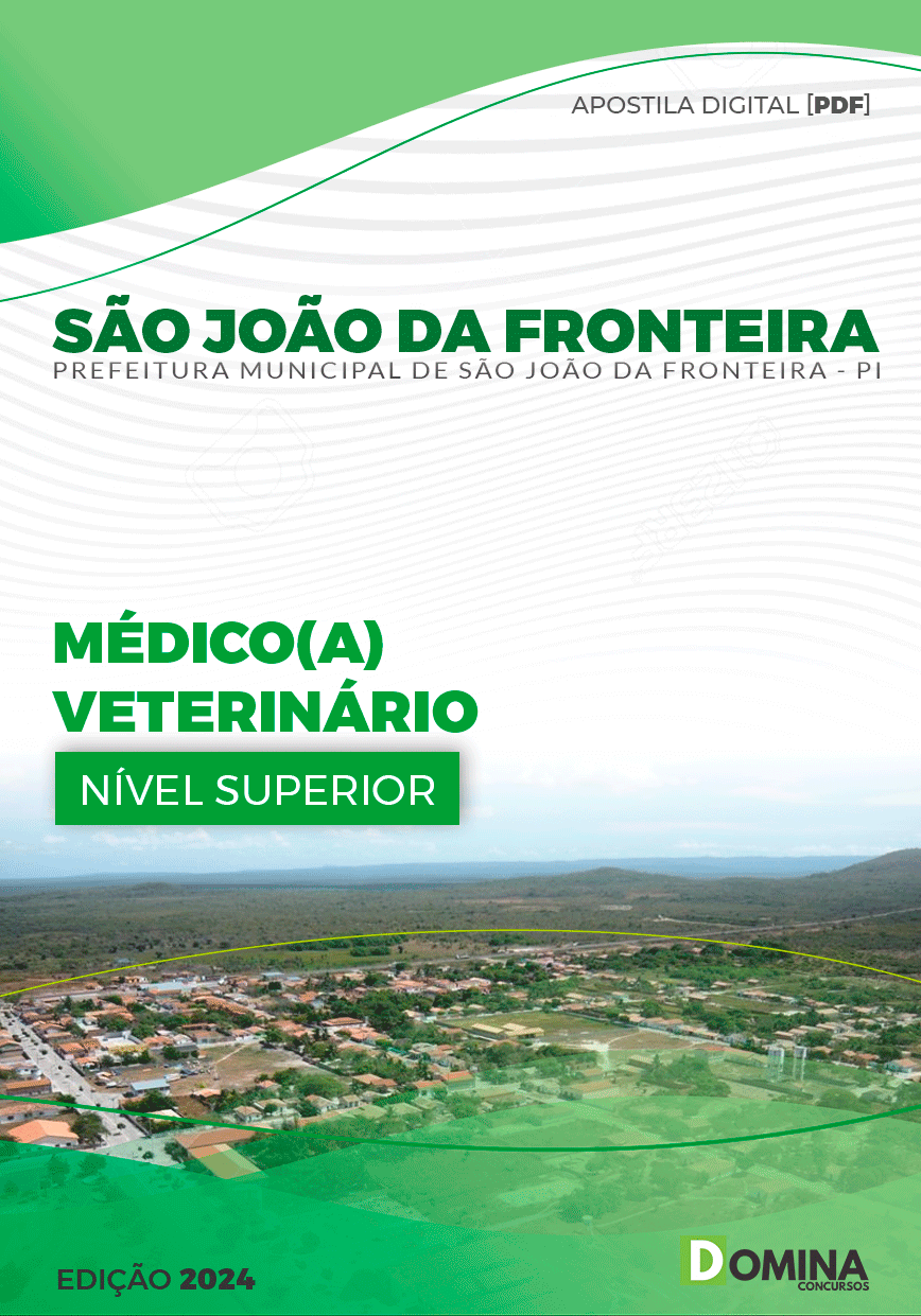 Apostila Médico Veterinário São João Fronteira PI 2024