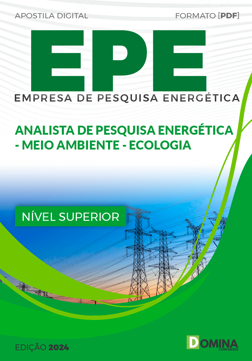 Apostila EPE 2024 Analista de Pesquisa Ecologia