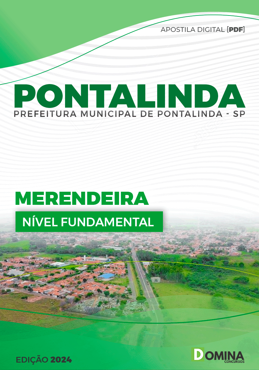Apostila Merendeira Pontalinda SP 2024