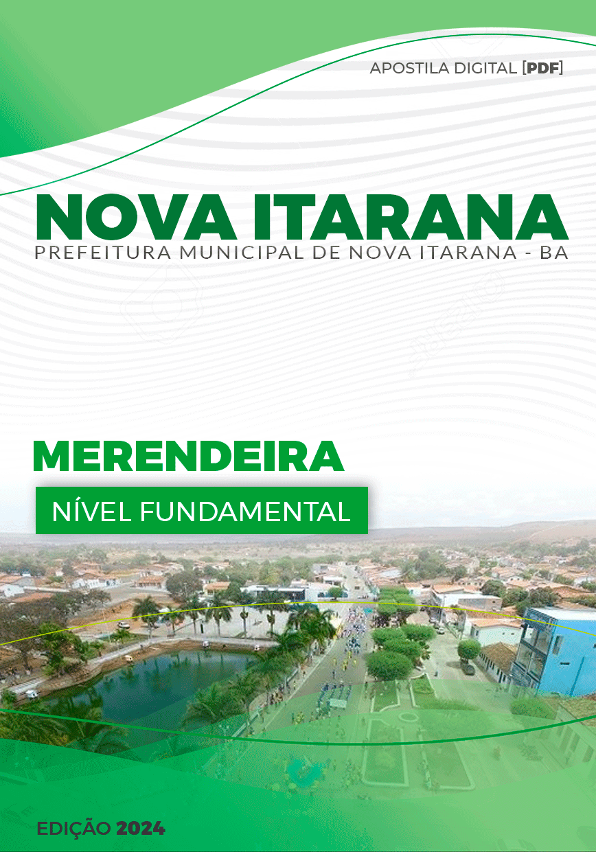 Apostila Merendeira Nova Itarana BA 2024