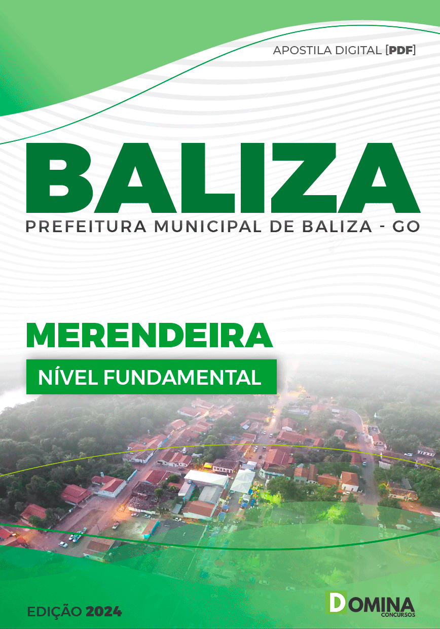 Apostila Merendeira Baliza GO 2024