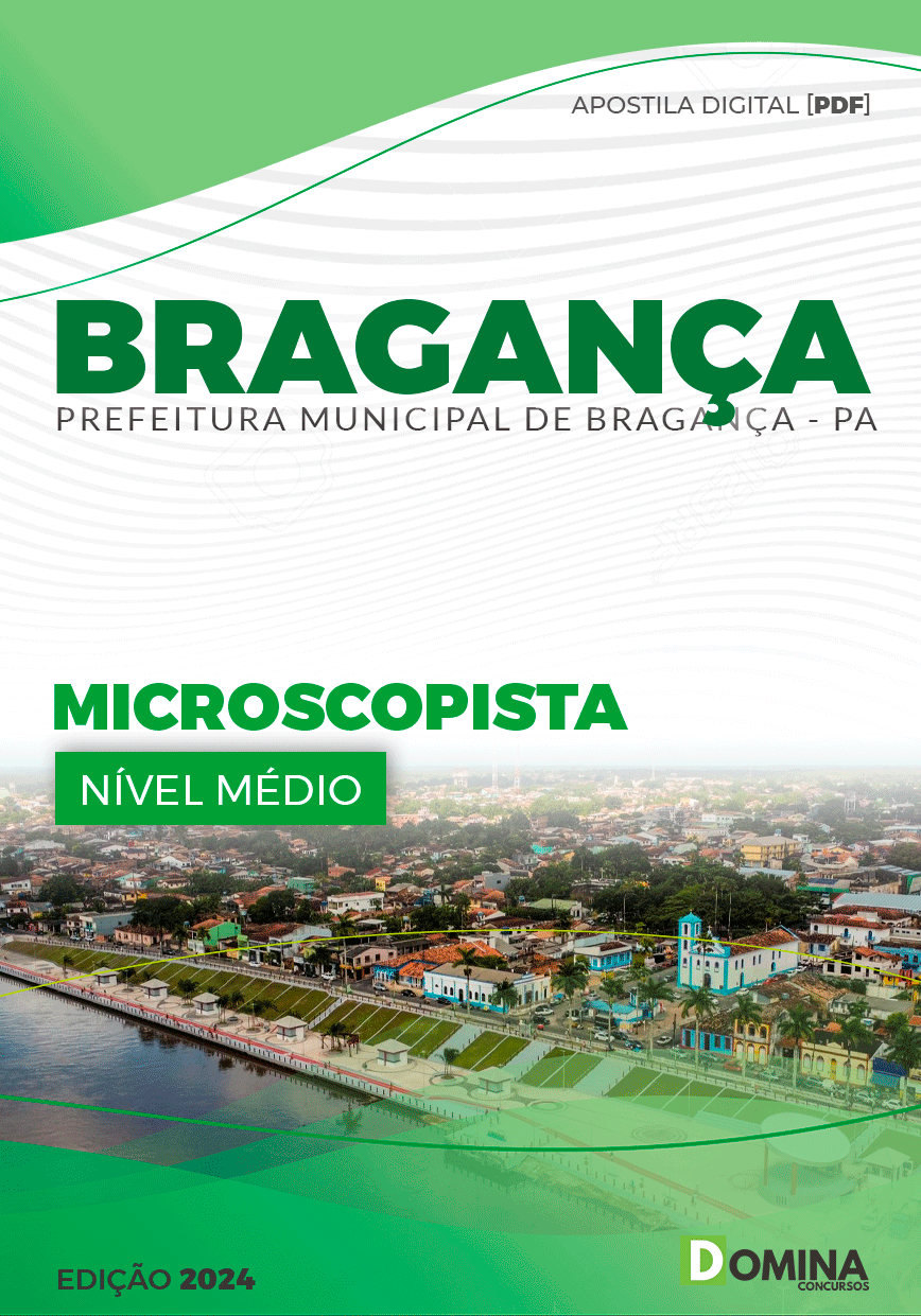 Apostila Prefeitura Bragança PA 2024 Microscopista