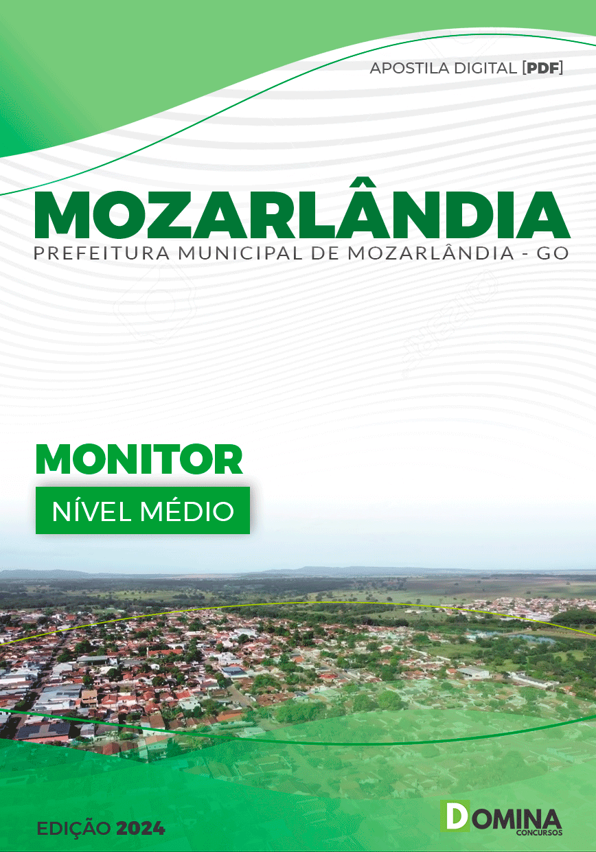 Apostila Monitor Mozarlândia GO 2024