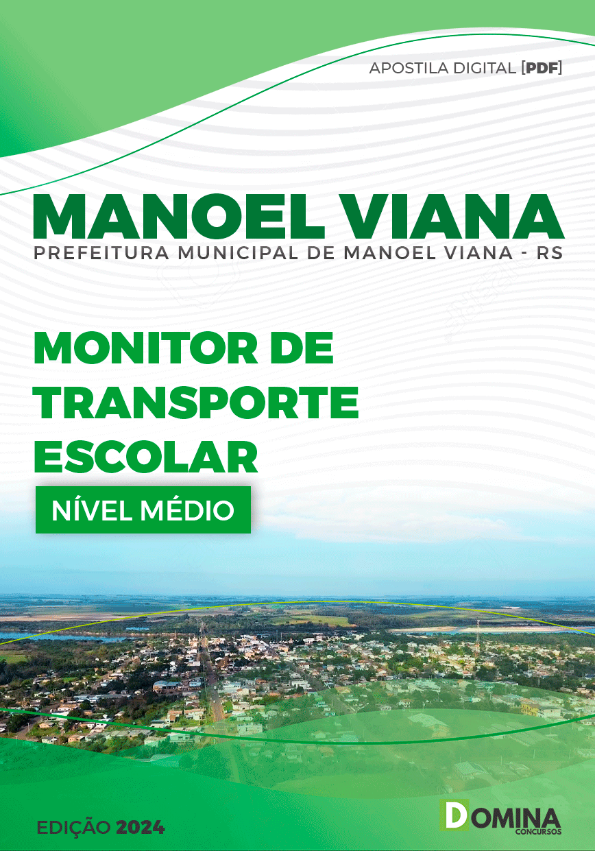 Apostila Monitor de Transporte Escolar Manoel Viana RS 2024