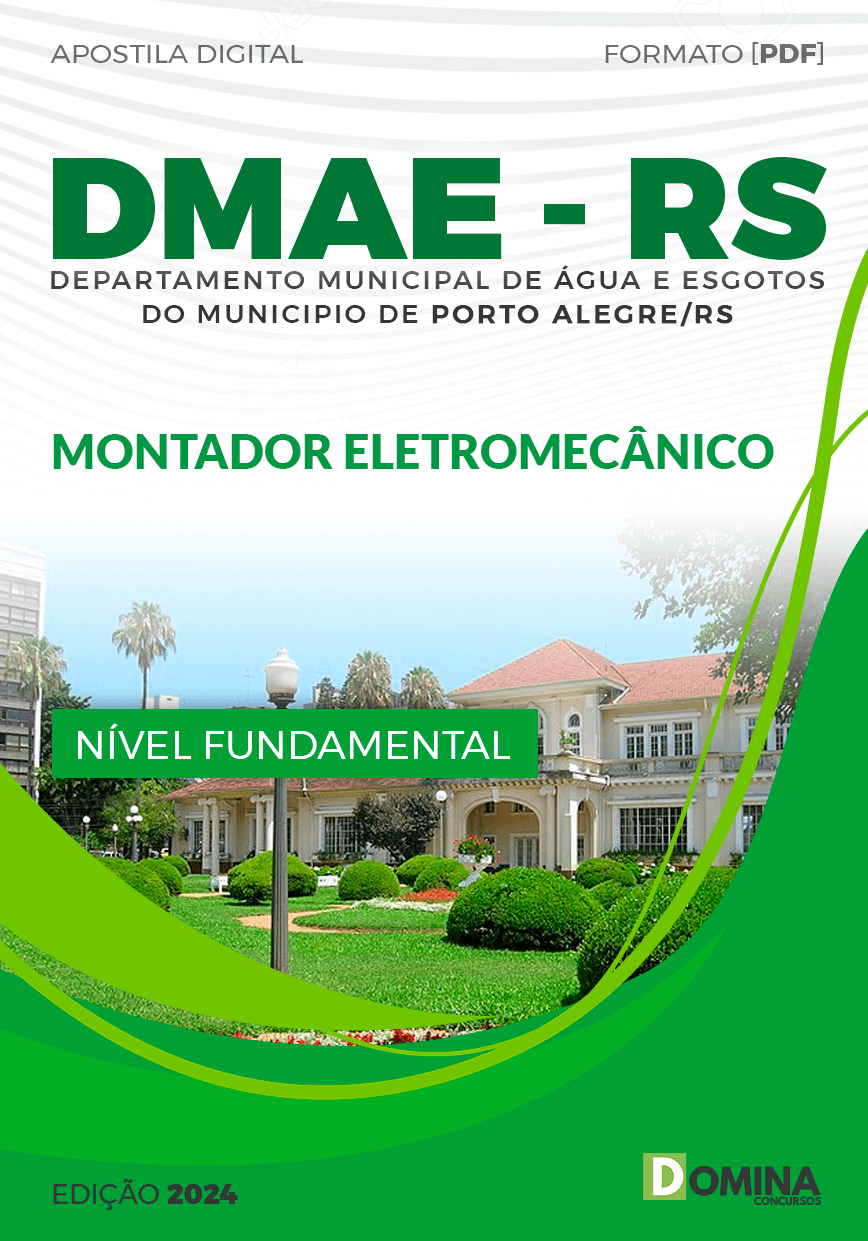 Apostila Montador Eletromecânico DMAE Porto Alegre RS 2024
