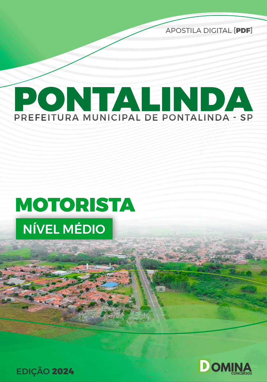 Apostila Motorista Pontalinda SP 2024
