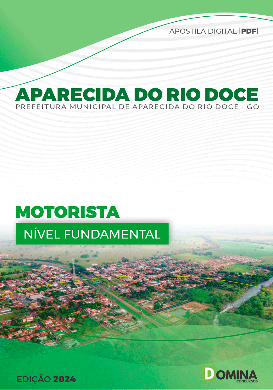 Apostila Aparecida do Rio Doce GO 2024 Motorista