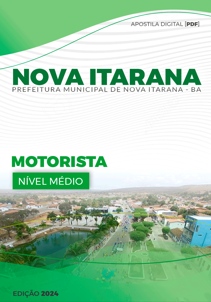 Apostila Motorista Nova Itarana BA 2024