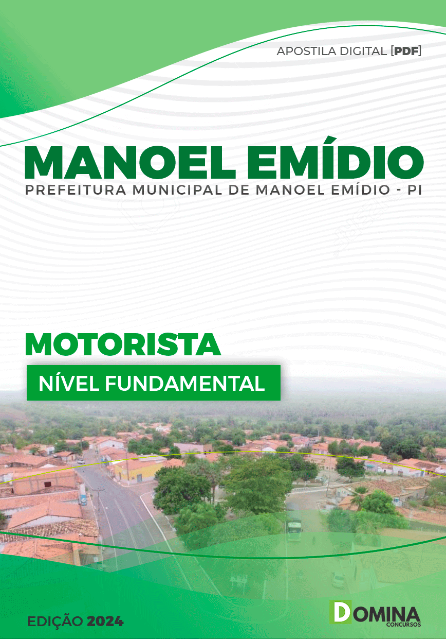 Apostila Manoel Emídio PI 2024 Motorista