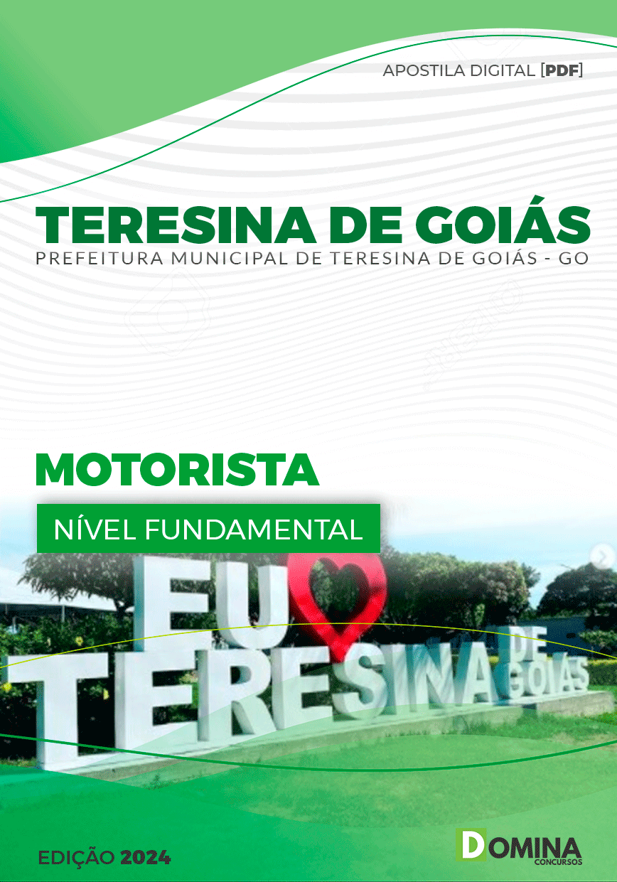 Apostila Motorista Teresina de Goiás GO 2024