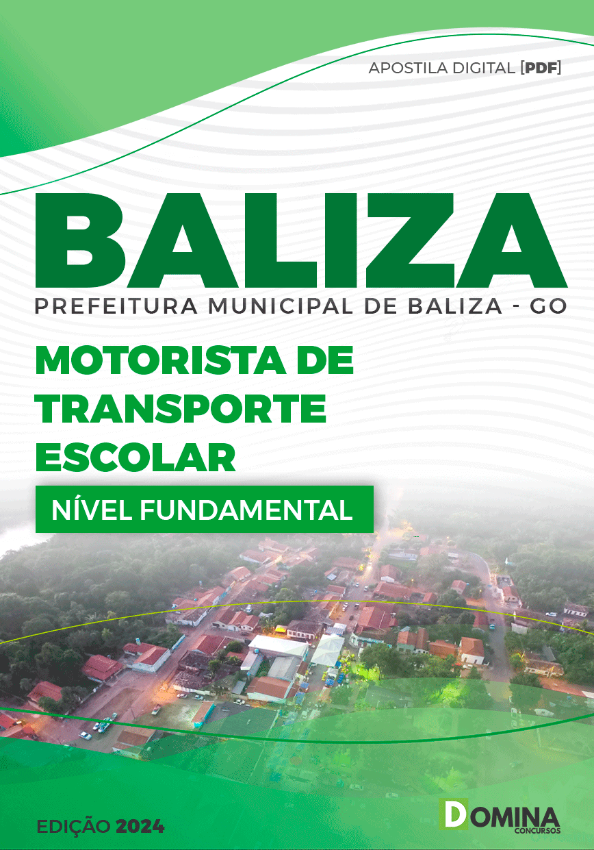 Apostila Motorista de Transporte Escolar Baliza GO 2024