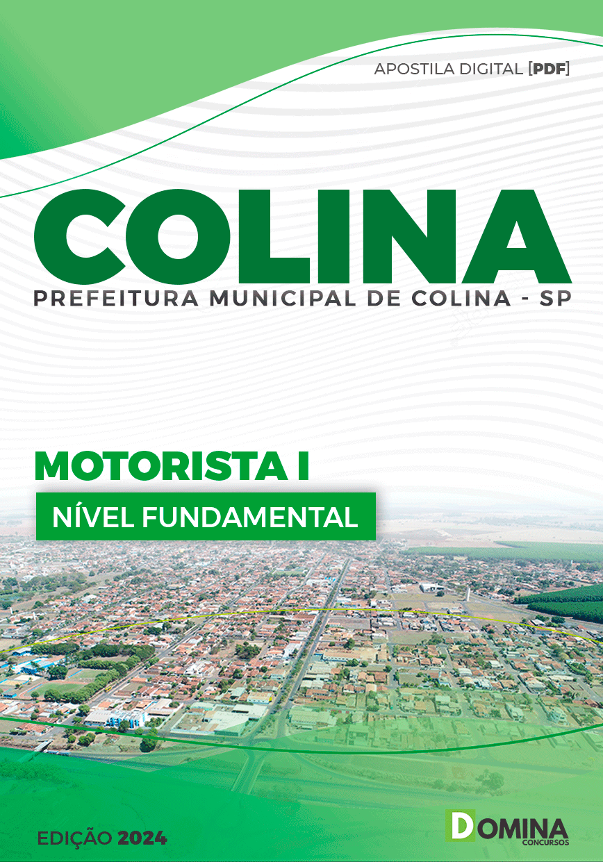 Apostila Prefeitura Colina SP 2024 Motorista