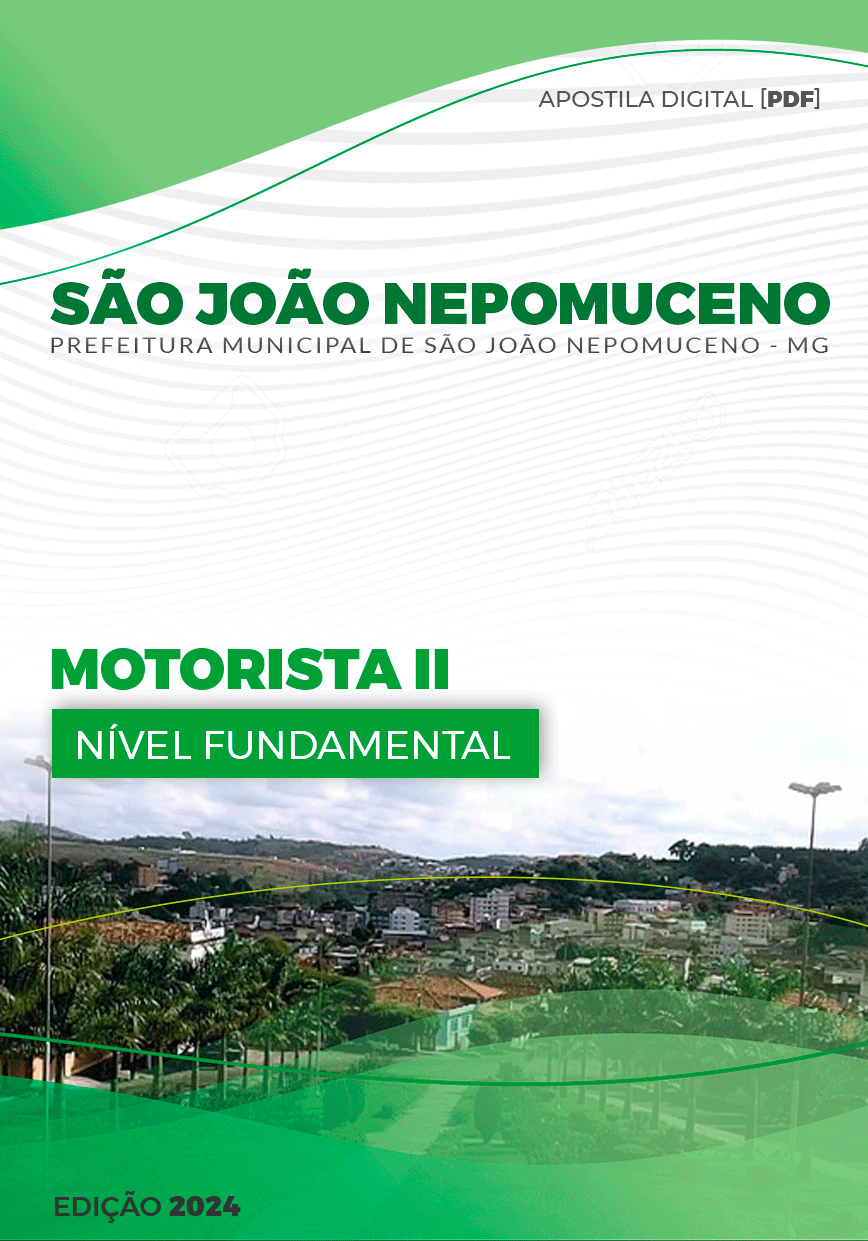 Apostila São João Nepomuceno MG 2024 Motorista II