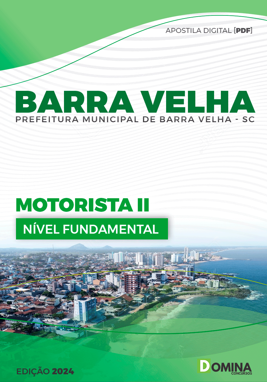 Apostila Barra Velha SC 2024 Motorista Caminhão