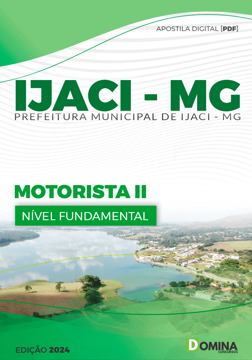 Apostila Ijaci MG 2024 Motorista II