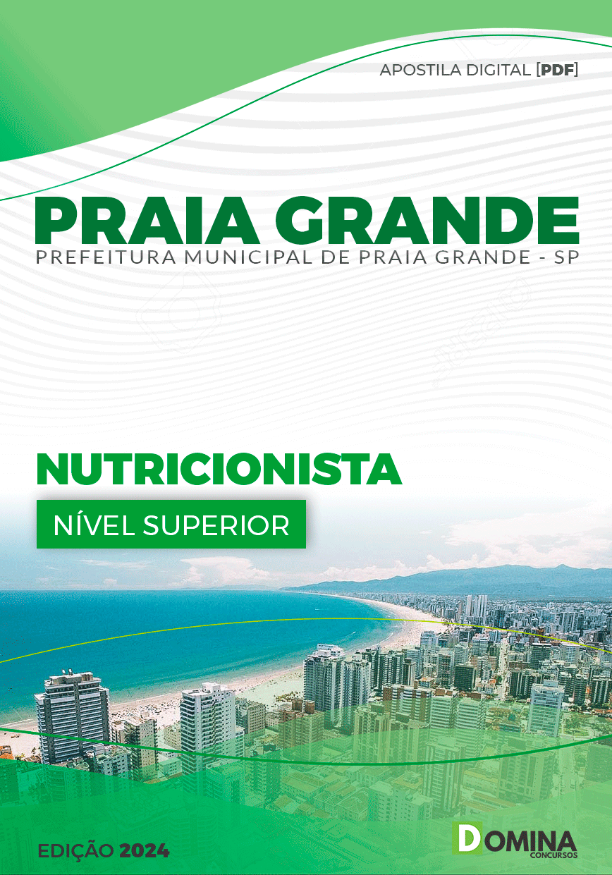 Apostila Nutricionista Praia Grande SP 2024