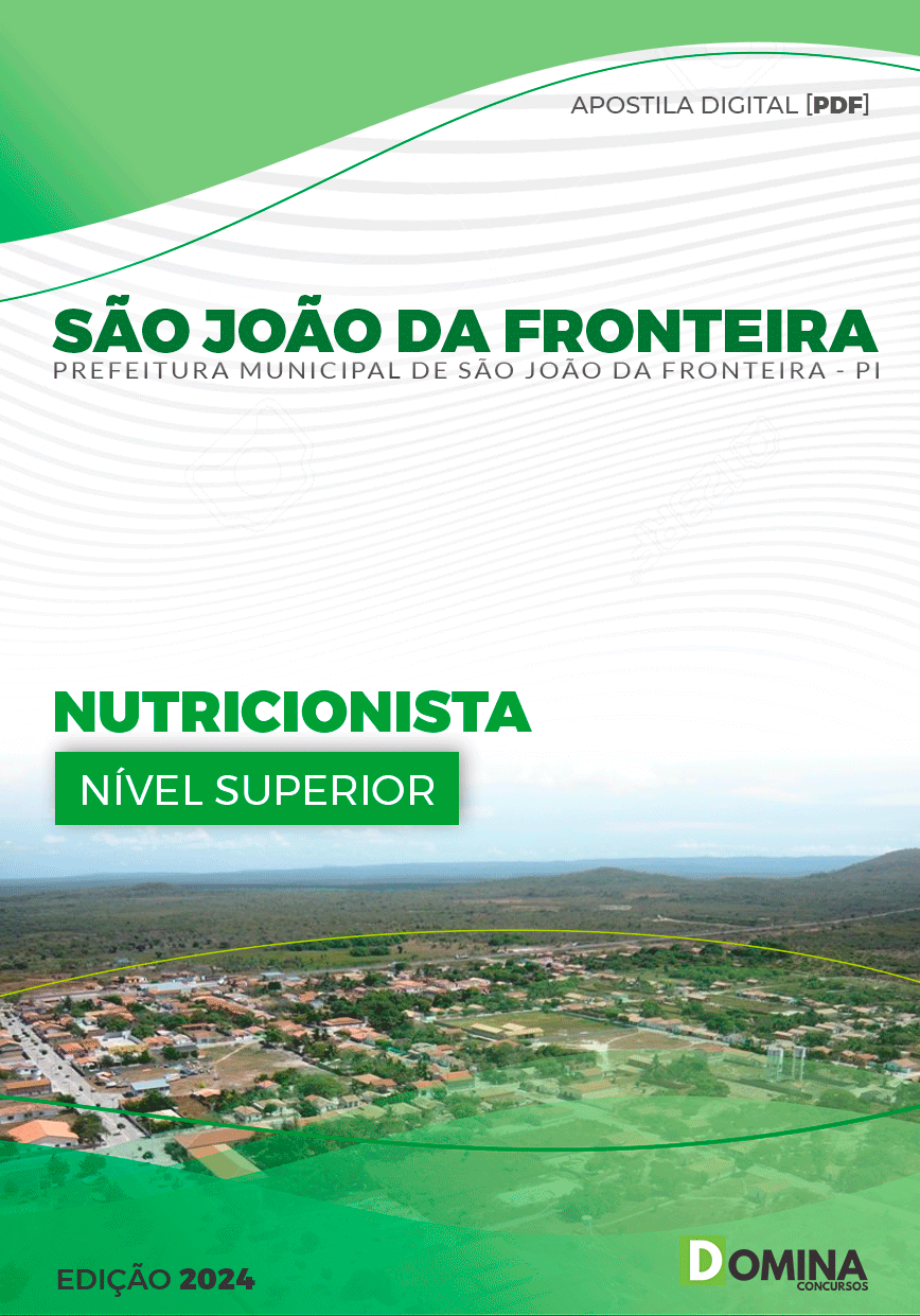 Apostila Nutricionista São João Fronteira PI 2024