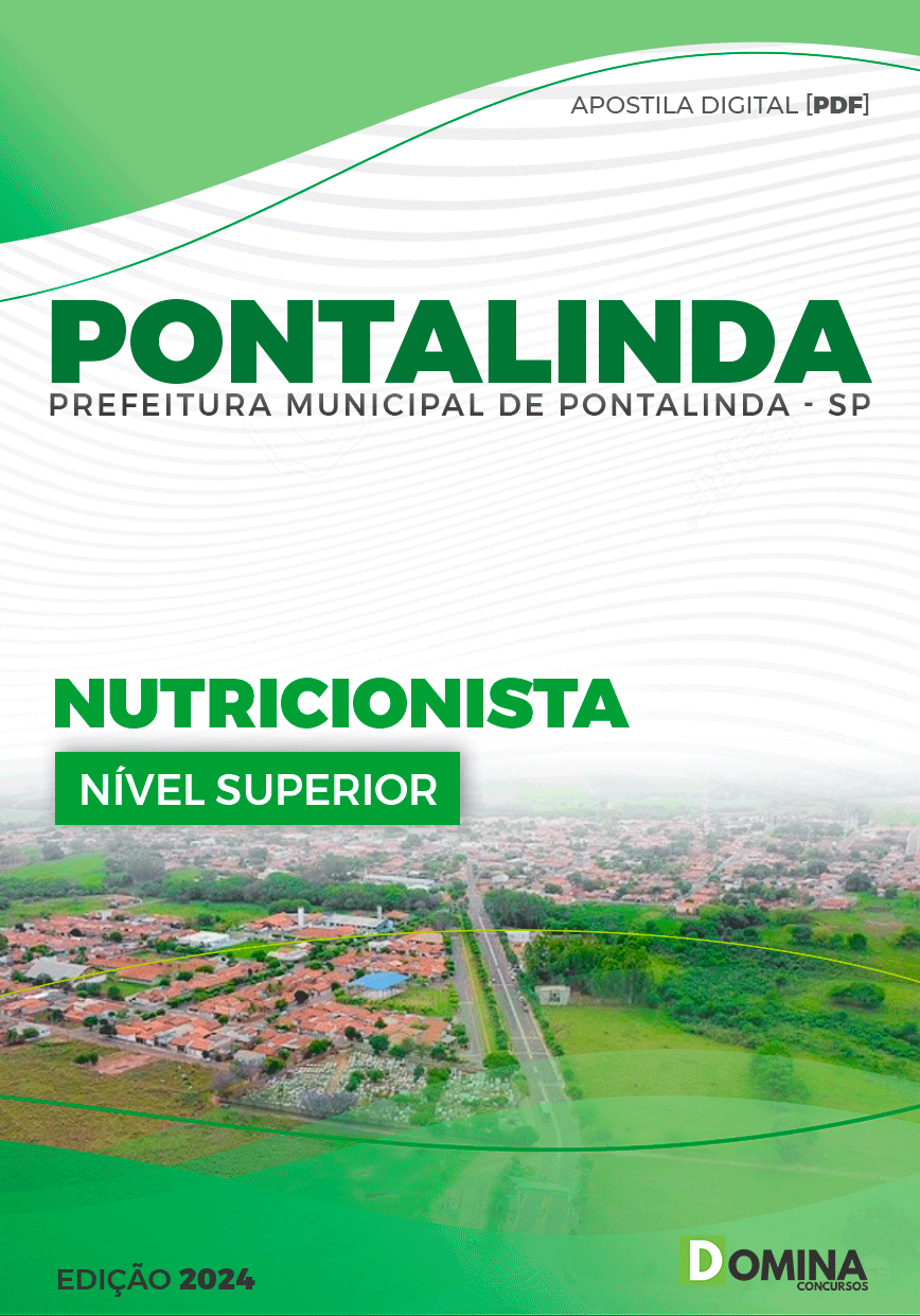 Apostila Nutricionista Pontalinda SP 2024