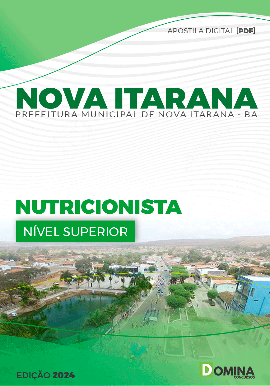 Apostila Nutricionista Nova Itarana BA 2024